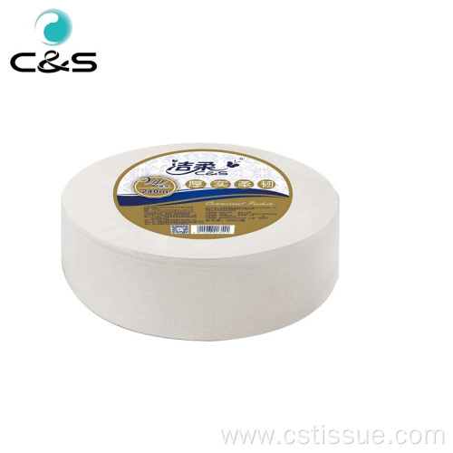 Soft Wood Pulp Toilet Tissue Jumbo Roll